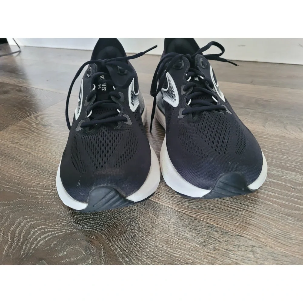 Brooks Glycerin GTS 21 Mens Running Shoes Black White Size 10 Medium #4